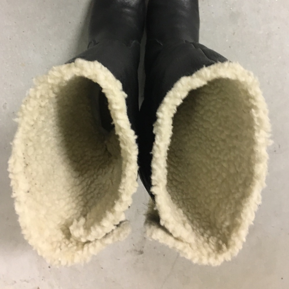 TommyGirl Hilfiger black leather convertible boots - Picture 6 of 8